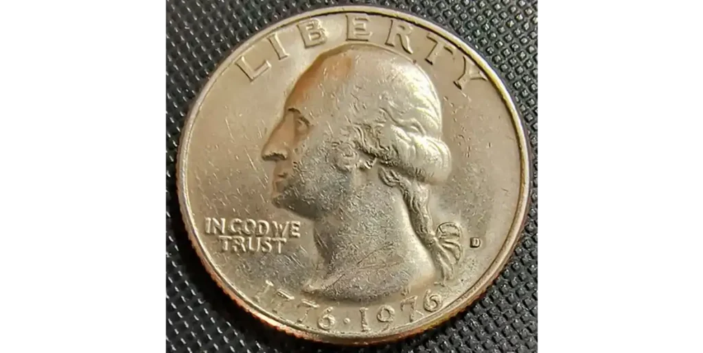 a quarter with a doble die on the mint mark.