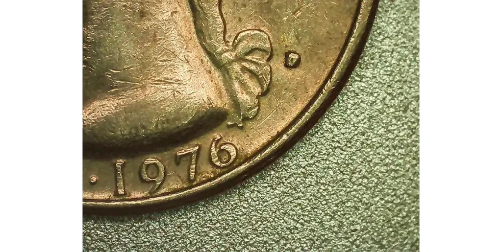 a filled D mint mark.